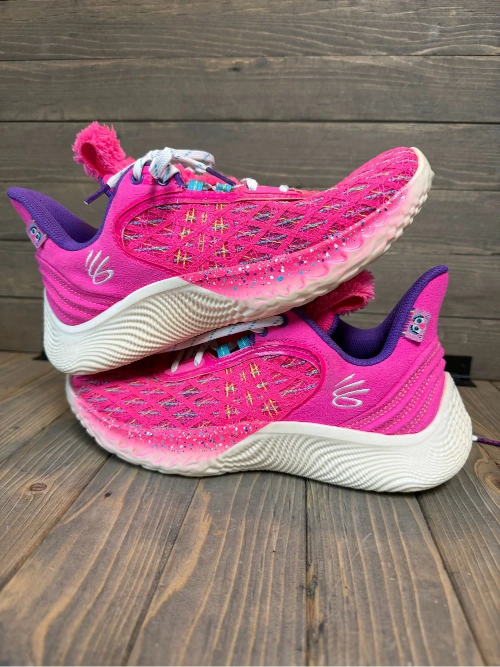 Under Armour Curry 9 x Sesame Street “Abby Cadabby” - Size 8W